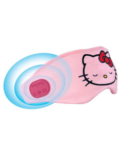 Máscara de Ojos Inalámbrica Bluetooth Hello Kitty Rosa - Felpa Suave