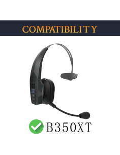 Almohadillas de Reemplazo SOULWIT para Auriculares BlueParrott B350XT - Negro 2