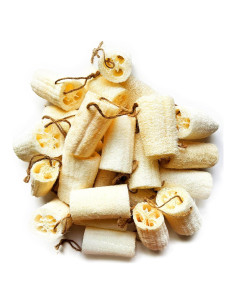 Esponjas de Baño Exfoliantes de Lufa Natural Tienda de Mr.Cui - 24 Unidades