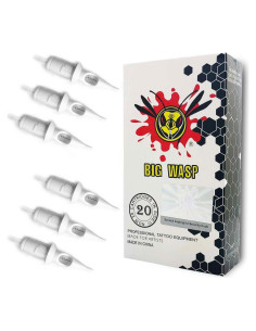 Cartucho de Aguja de Tatuaje Deshechable BIGWASP 30/03RL 20Pcs