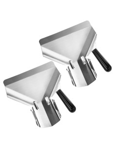 Cuchara de Acero Inoxidable Bonsicoky 2 Pcs 95mm Multifuncional