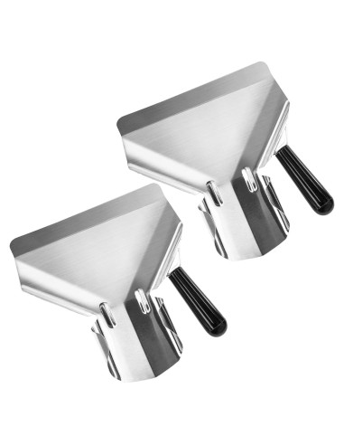 Cuchara de Acero Inoxidable Bonsicoky 2 Pcs 95mm Multifuncional