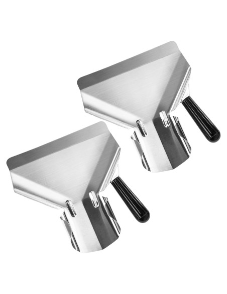 Cuchara de Acero Inoxidable Bonsicoky 2 Pcs 95mm Multifuncional