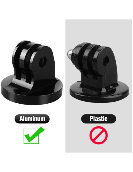 Adaptador de Montaje en Trípode ChromLives 1/4" para Cámaras de Acción