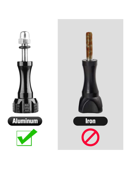 Adaptador de Montaje en Trípode ChromLives 1/4" para Cámaras de Acción