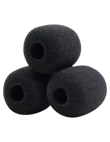 Espuma de Reemplazo para Micrófono HyperX Cloud II - 3 PCS Espuma de Reemplazo para Micrófono HyperX Cloud II - 3 PCS