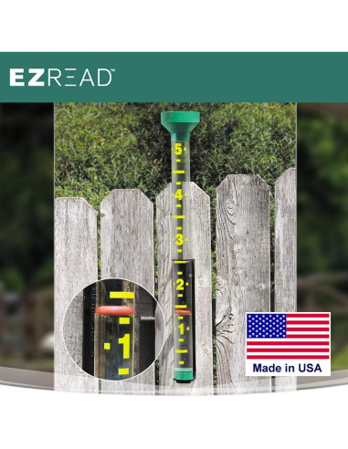 Medidor de Lluvia Headwind EZRead 66 cm Verde Profesional