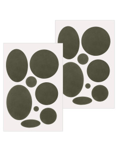 16 Parches de Reparación Autoadhesivos Pndeyo Nylon Verde