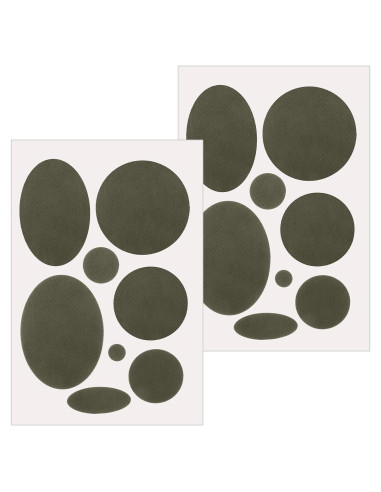 16 Parches de Reparación Autoadhesivos Pndeyo Nylon Verde