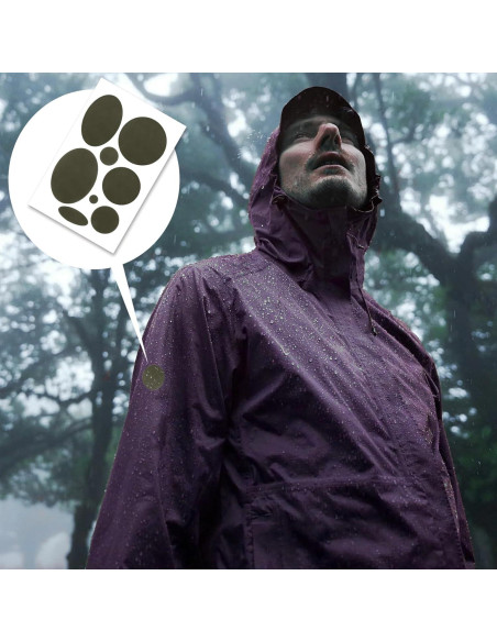 16 Parches de Reparación Autoadhesivos Pndeyo Nylon Verde