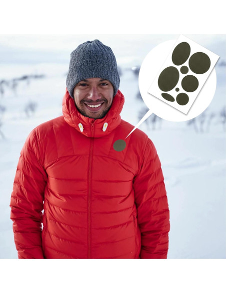 16 Parches de Reparación Autoadhesivos Pndeyo Nylon Verde