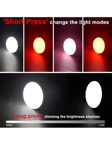 Lámpara de Camping Recargable 10000mAh Zm-8714 Luz Roja 3000LM