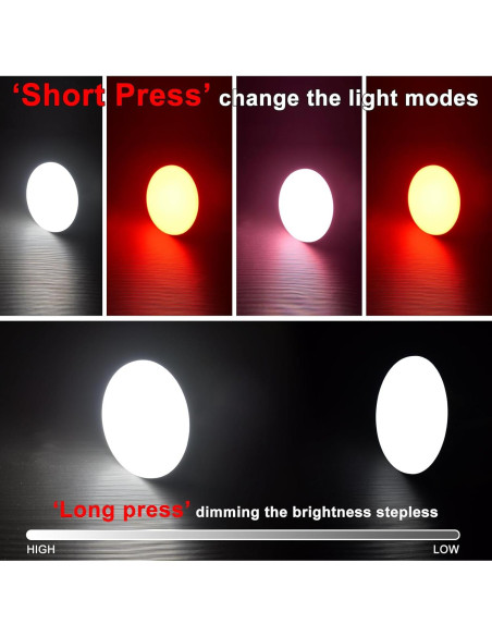 Lámpara de Camping Recargable 10000mAh Zm-8714 Luz Roja 3000LM