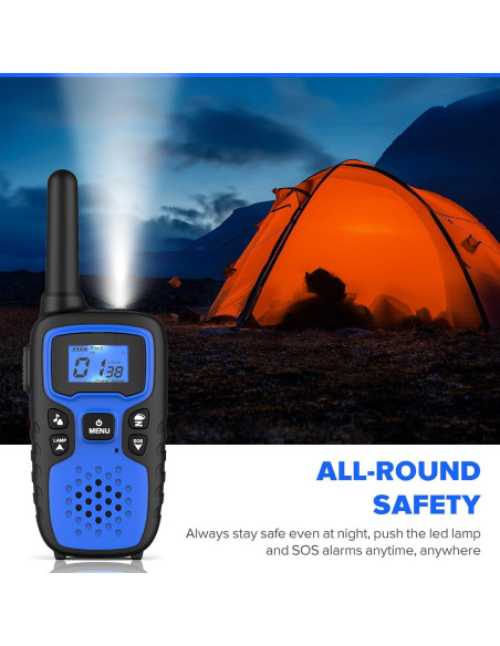 Walkie Talkies WisHouse M9 Recargables 4 Unidades 1.6 km