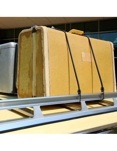 Cuerdas elásticas Kinzomor 30 cm con ganchos - Paquete de 10