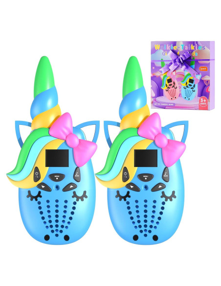 Walkie Talkies de Unicornio Insforfich para Niños 22CH
