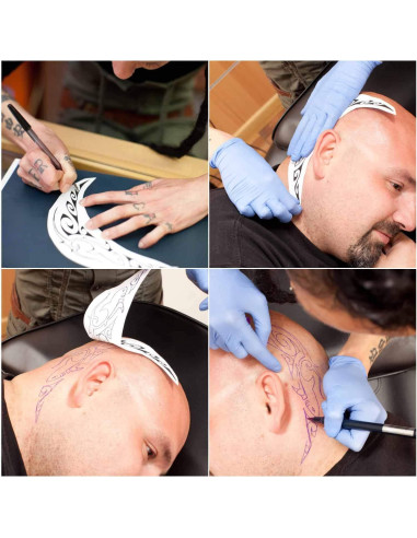 100 Hojas Papel de Transferencia de Tatuaje Audab 21x30 cm