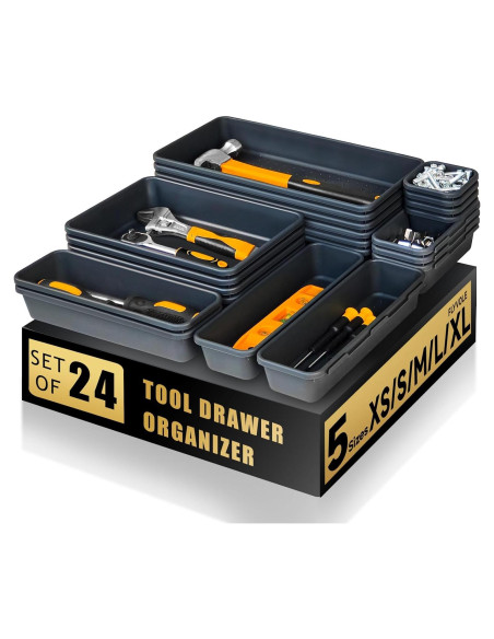 Bandeja Organizadora de Herramientas FLYVOLE 24 PCS