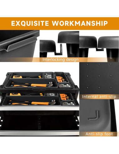 Bandeja Organizadora de Herramientas FLYVOLE 24 PCS