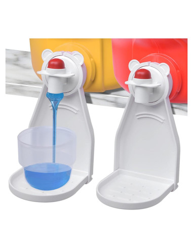 Soporte para Tazas de Detergente WitMonkey - 2 Piezas, Blanco