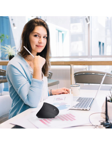 Ratón Vertical Inalámbrico Ergonómico Letaclanic 800/1200/1600 DPI