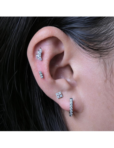 Pendientes de Titanio Hipoalergénicos Limerencia 20G 6mm para Oídos