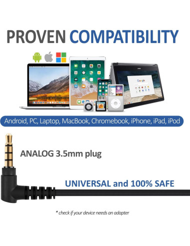 Auriculares con Cable LUDOS FEROX 3.5mm Aislamiento de Ruido