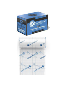 Vendaje Saniderm para Cuidado de Tatuajes Rollo Pequeño 10 cm x 7.32 m