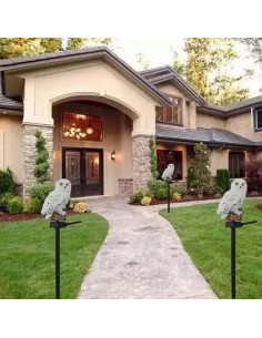 Estatua de Jardín Solar Juliahestia - Decoración Exterior 43.4cm 2