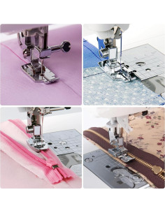 Juego de 42 Patas de Prensatelas Kungfuking para Máquinas de Coser 2