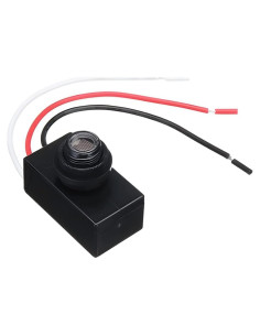 Sensor de Luz Fotocélula Dusk a Dawn Lelukee 105-130V Impermeable