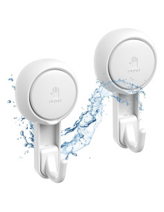 Ganchos de Ducha Marchpower con Ventosas Reutilizables - 2 Piezas