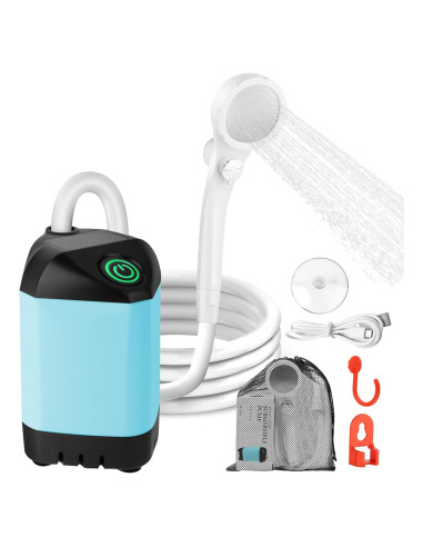 Ducha Portátil Barong Yekhna BYCP 7800mAh 3 Modos IPX7