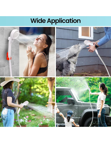 Ducha Portátil Barong Yekhna BYCP 7800mAh 3 Modos IPX7