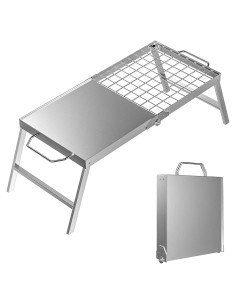 Parrilla de Campamento Plegable Skyflame de Acero Inoxidable 3.48 kg