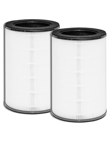 Paquete de 2 Filtros HEPA Verdadero AP-T45 para Purificador HoMedics