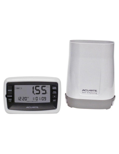 Medidor de Lluvia Digital Inalámbrico AcuRite 899 con Alarma