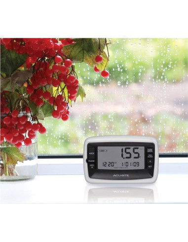 Medidor de Lluvia Digital Inalámbrico AcuRite 899 con Alarma