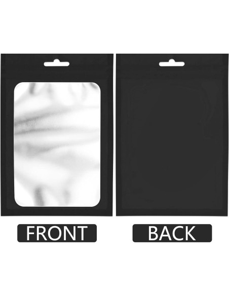 100 Bolsas Mylar Reutilizables ANZNKU 6.99x10 cm a Prueba de Olores