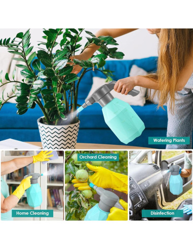 Botella de Spray Eléctrica SideKing 2L Ajustable para Jardín