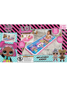 Cama de Aire Inflable Living iQ Jr Twin L.O.L. Surprise! Rosa 2