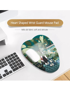 Alfombrilla de Ratón Ergonómica YKJWW Boho Plants 29.5x18.3cm 2