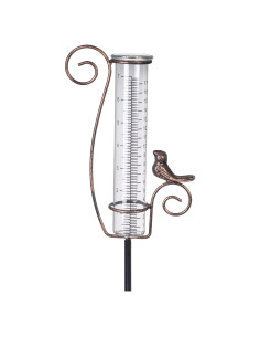 Pluviómetro de Jardín Venniy 17 cm con Estaca Decorativa