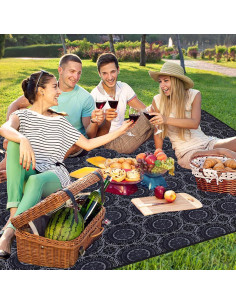 Manta de Picnic Plegable Impermeable Supfitness 1.52x2.03m 2