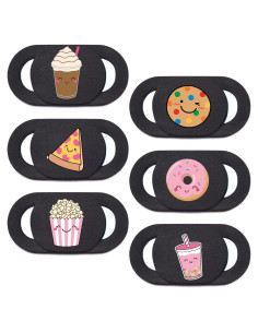 Cubierta de Cámara Deslizante VeekyVicky para Privacidad - 6 Paquetes