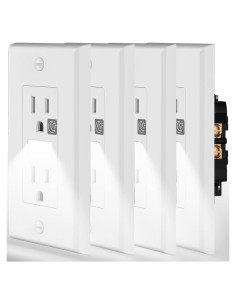 Luz Nocturna Enchufe SOZULAMP LED Blanca 0.3W 4 Pack