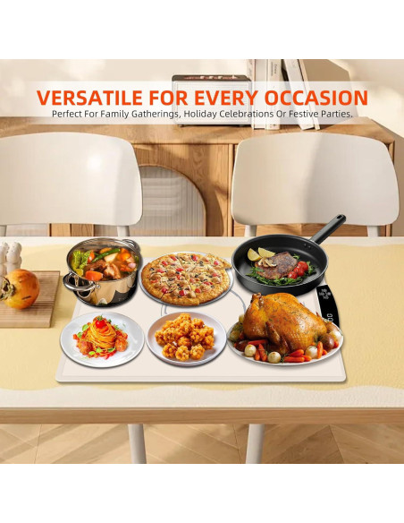 Alfombrilla Calentadora Eléctrica Spoonlemon 61x40 cm Ajustable Alfombrilla Calentadora Eléctrica Spoonlemon 61x40 cm Ajustable