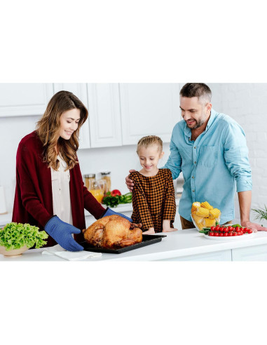 Guantes de Silicona para BBQ Kitchen Perfection - Resistentes al Calor