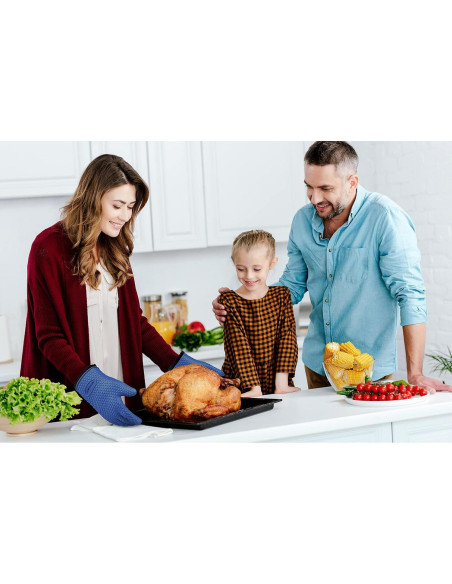 Guantes de Silicona para BBQ Kitchen Perfection - Resistentes al Calor