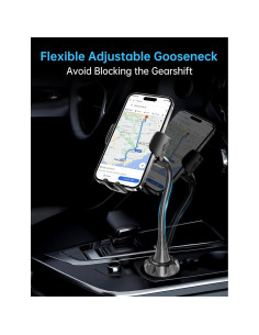 Soporte para teléfono TOPGO para coche ajustable 10.16 cm 2